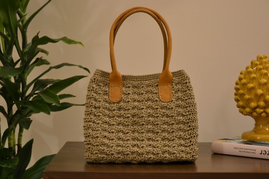 Natural Marie Crochet Bag