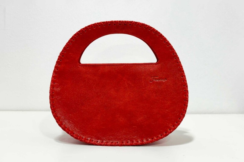Fracap November shiny red bag